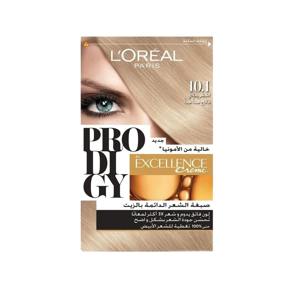 L'Oreal Prodigy Hair Dye, Very Light Ash Blonde 10/1