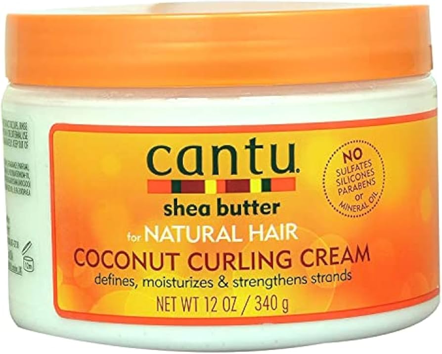 Cantu Curly Hair Cream 340ml Coconut 033