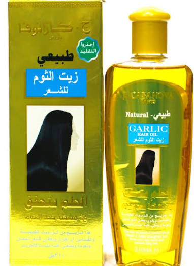 كازانوفا زيت شعر 210مل بالثوم