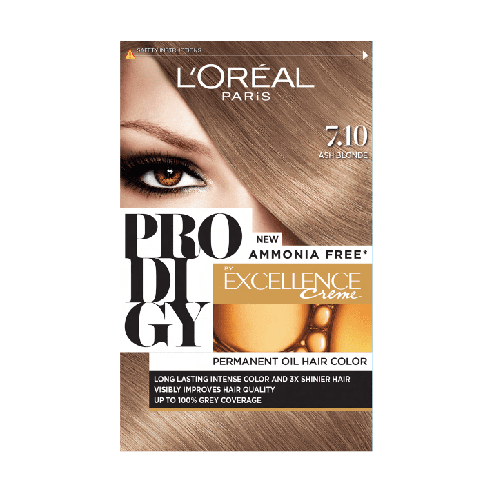 L'Oréal Prodigy Permanent Hair Colour 7.1 Ash Blonde