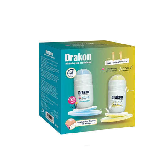 Drakon deodorant packaging on a white background