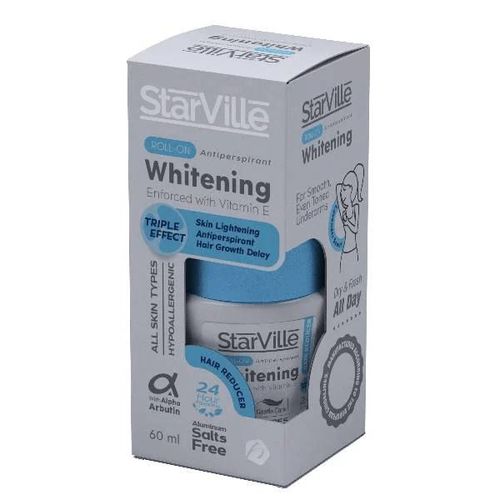 StarVille Whitening antiperspirant packaging on a white background