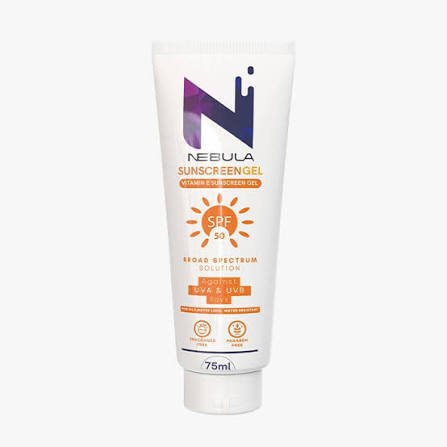 نيبولا صن سكرين جيل 75مل بمعامل حمايه 50