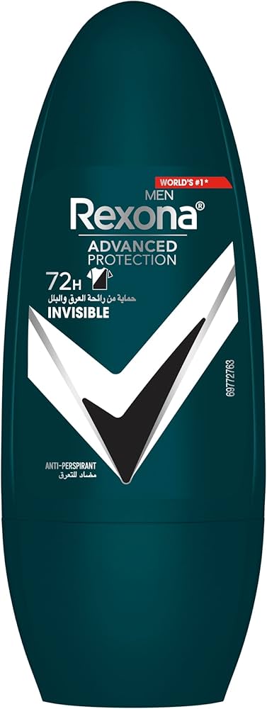 Rexona men's deodorant roll-on with visible branding on a white background