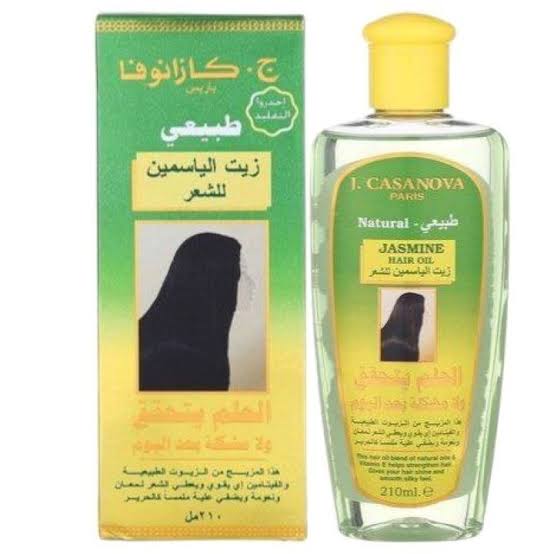 كازانوفا زيت شعر 210مل بالياسمين