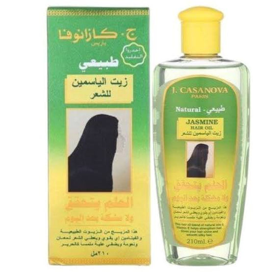كازانوفا زيت شعر 210مل بالياسمين