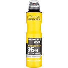 L'Oreal Men Expert Invincible Sport Spray 250ml 725