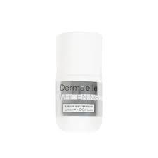 White cylindrical container with 'Dermee Ella' branding on a white background
