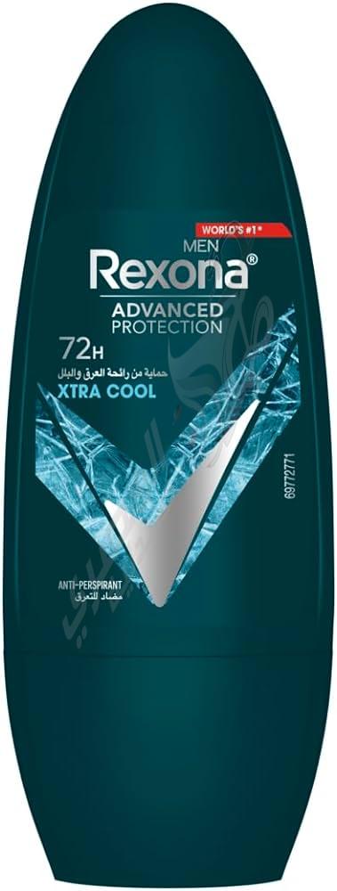 Rexona Men Advanced Protection Xtra Cool antiperspirant roll-on bottle.